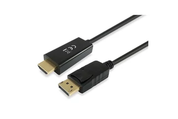 Equip Átalakító Kábel - 119390 (DisplayPort - HDMI kábel, apa/apa, 2m)