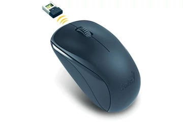 Genius Egér - NX-7000 (Vezeték nélküli, USB, 3 gomb, 1200 DPI, BlueEye, fekete)