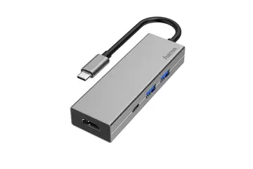 Hama univerzális notebook dokkoló USB 3.1 TYPE-C+HDMI szürke (200107)