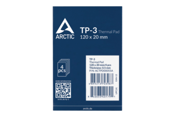 Arctic Thermal Pad TP-3 120x20x0.5mm Hővezető lap (4lap/csomag) ACTPD00055A