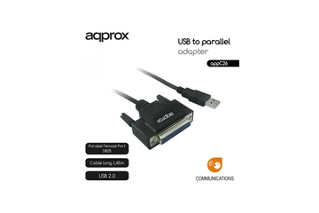 APPROX USB2.0 to Párhuzamos (paraller) port átalakitó adapter (appC26)