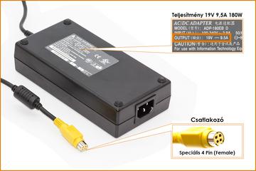Delta 19V 9.5A 180W gyári új töltő (ADP-180BB B  ADP-180EB D)