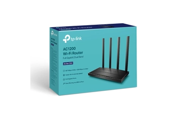 TP-Link Archer C6 V3.2 Wireless router, AC1200, Gigabit, Dual-Band, Fekete