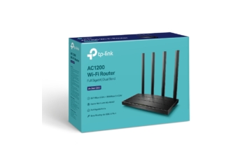 TP-Link Archer C6 V3.2 Wireless router, AC1200, Gigabit, Dual-Band, Fekete
