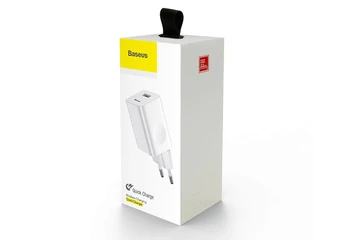 BASEUS hálózati töltő USB aljzat PD gyorstöltés támogatás (5V / 3000mA, 24W) CCALL-BX02 FEHÉR