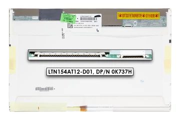 Gyári új fényes 15.4' (1280x800) LED kijelző Dell Studio 1535, 1536, 1537 (csatlakozó: 12 pin BL + 30 pin SI jobb) LTN154AT12-D01