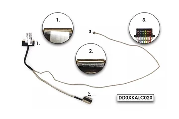 Asus X540L gyári új LCD kábel (14005-01920000, 14005-01920100, 14005-01920200)