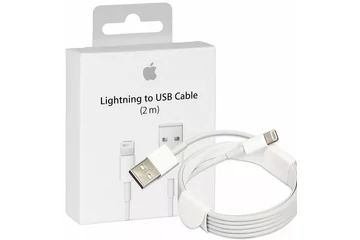 Apple gyári Lightning to USB adat, töltőkábel 2m, fehér (MD819ZM/AM)