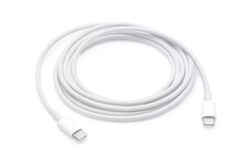 Apple USB-C to USB-C 2m (Type-C) töltőkábel, adatkábel (MLL82AM/A) iPhone 15, iPhone 15 PRO, iPhone 15 MAX, iPhone 15 PRO MAX telefontöltő.