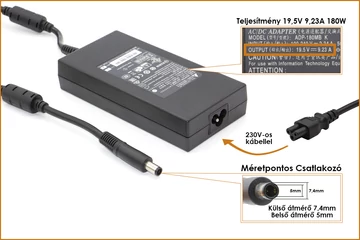 MSI - Delta 19.5V 9.23A 180W gyári új töltő (ADP-180MB K)