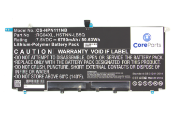 HP Spectre 13 helyettesítő új 4 cellás akkumulátor (RG04XL)
