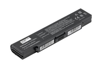 Sony Vaio VGN-S, VGN-CR, VGN-FT helyettesítő új 6 cellás fekete akkumulátor (VGP-BPL2, VGP-BPS2)
