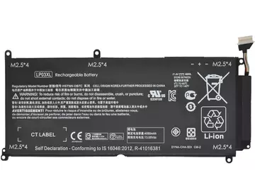 HP Envy 15-ae, 15-j sorozathoz helyettesítő új 3 cellás 4560mAh akkumulátor (LP03XL, 805094-005)