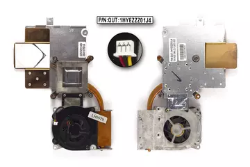 Fujitsu-Siemens Lifebook C1010, C1020 használt komplett hűtő ventilátor egység (1HYEZZZ01J4, GC054509BX-8)