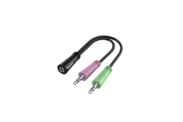 Hama Audio Adapter 3.5 mm Jack Plug - 4-pin 3.5 mm Jack Headset 200351