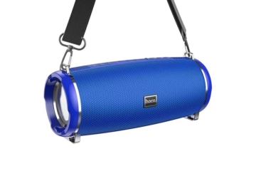 HOCO HC2 bluetooth hordozható hangszóró (v5.0, 2400mAh, TransFlash kártyaolvasó, AUX kimenet, 5W teljesítmény) kék