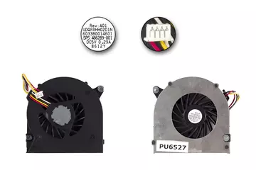 HP Compaq 6530b, 6535b, 6730b, 6735b használt hűtő ventilátor, 486289-001