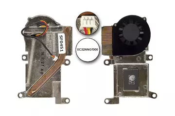 HP OmniBook XE3 használt komplett hűtő ventilátor egység (EC32NNGT000)