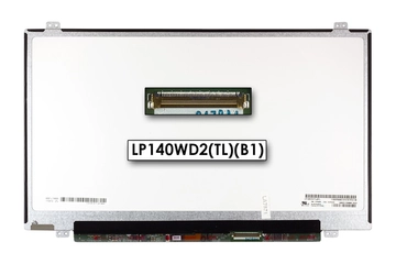 Gyári új matt 14.0' HD+ (1600x900) LED Slim kijelző (csatlakozó: 40 pin - jobb)