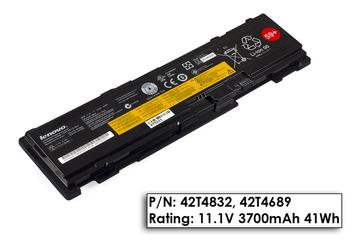 Lenovo ThinkPad T400s  T410s  T410si gyári új 7 cellás laptop akku (42T4832)
