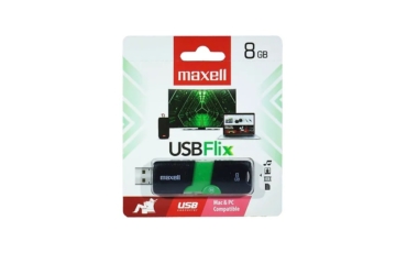 MAXELL FLIX PENDRIVE 8GB USB 2.0 Fekete-Zöld