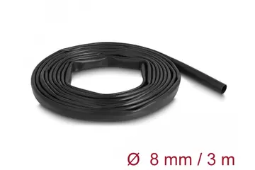 Delock PVC szigetelő borító cső 3 m x 8 mm fekete
