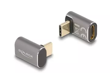 Delock USB-adapter 40 Gb/s USB Type-C  PD 3.0 100 W  8K 60 Hz szürke