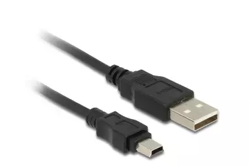 Delock kábel USB 2.0-A apa > mini B 5-pin apa 3 m