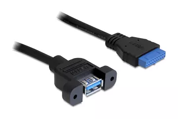 Delock kábel USB 3.0 pin header female > 1 x USB 3.0-A female