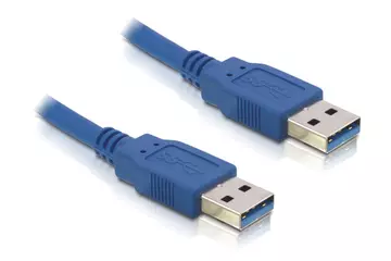 Delock USB 3.0-A apa/apa kábel, 0,5m
