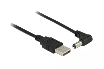 Delock USB tápkábel > DC 5.5 x 2.1 mm apa 90  1.5 m