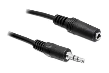Delock audio kábel sztereo jack 3.5 mm apa / anya, 3 m