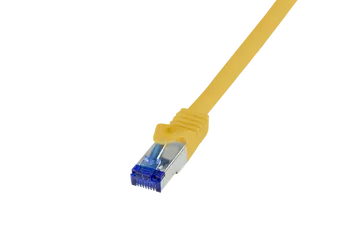 Logilink Patch kábel Ultraflex, Cat.6A, S/FTP, sárga, 0,5 m