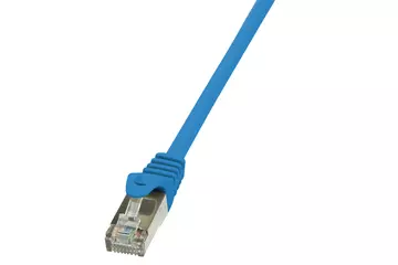 LogiLink Patch kábel Econline, Cat.5e, F/UTP, kék, 0,5 m