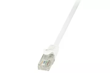LogiLink Patch kábel Econline, Cat.6, U/UTP, fehér, 1 m