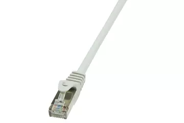 LogiLink Patch kábel Econline, Cat.6, F/UTP, szürke, 1 m