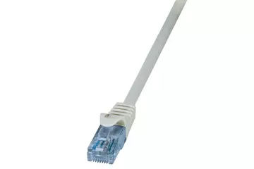 Logilink Patch kábel Econline, Cat.6A, U/UTP, szürke, 0,25 m