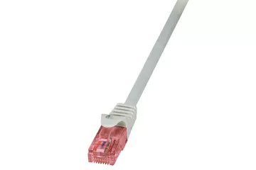 LogiLink Patch kábel PrimeLine, Cat.6, U/UTP, szürke, 0,5 m