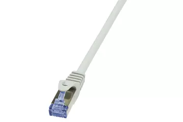 LogiLink Patch kábel PrimeLine, Cat.6A, S/FTP, szürke, 1 m