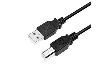 Logilink USB 2.0 kábel, USB-A/M - USB-B/M, fekete, 3 m