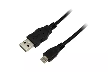 LogiLink USB 2.0 A - Micro USB-B  kábel, 0.6 m