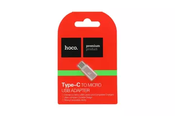HOCO adapter Micro és C típus rózsaarany