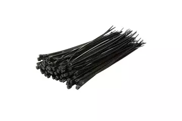 Logilink Kábelkötegelő, PA66, 100 db, fekete