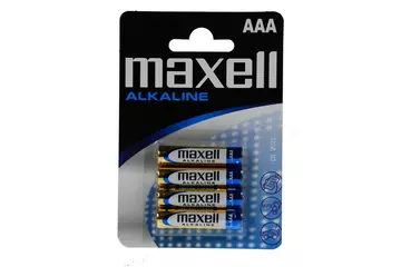 Maxell LR03x4 alkáli elem mini