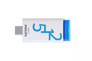Philips pendrive USB 3.2 Gen 1 512GB USB-C Ocean Blue