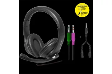 Advance Fejhallgató - HEADPHONICS PRO (3,5mm Jack, fekete)