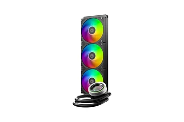 ID-Cooling CPU Water Cooler - FX360 INF (27.2ddB; max. 98,54 m3/h; 3x12cm, A-RGB, fekete)