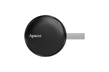 Apacer Külső SSD 512GB - AS725 (USB3.2 Type C, R/W: 1000 MB/s, MagSafe, fekete)