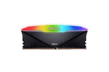 Apacer Memória Desktop - 16GB KIT DDR4 NOX RGB AURA2 (2x8GB, 3200MHz, CL16, 1.35V, hűtőbordás)