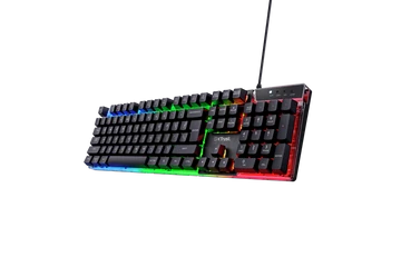Trust Billentyűzet Gamer - GXT 835 Azor (LED háttérvilágítás; USB; fekete; magyar)